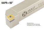 SCACR 1010 E06 AKKO Außen-Drehhalter 90° für CC.T 0602..
<br/>rechts Schaft 10 x 10 mm