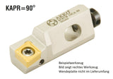 AKKO Kurzdrehhalter für ISO-WSP CC.T 060204
<br/>links, 90° Anstellwinkel