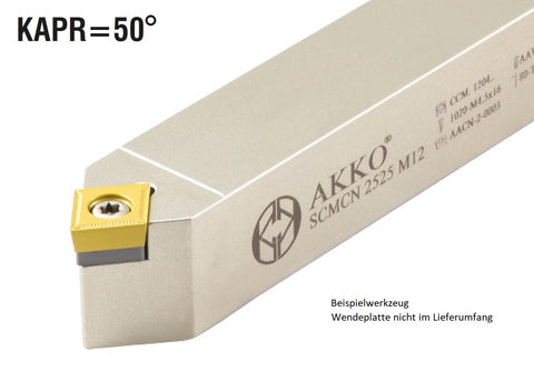SCMCN 1616 H09 AKKO Außen-Drehhalter 50° für CC.T 09T3..
<br/>neutral Schaft 16 x 16 mm
