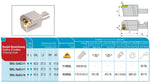 AKKO Wechselkopf Größe 16 für modulares Langdrehautomaten-Werkzeug SEC-tools
<br/>rechts, für ISO-Gewinde-WSP 11ER, ohne Innenkühlung
