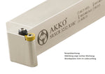 SRXCL 3232 X10C AKKO Außen-Drehhalter für RC.T 10T3..
<br/>links Schaft 32 x 32 mm