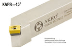 SSSCL 1616 H09 AKKO Außen-Drehhalter 45° für SC.T 09T3..
<br/>links Schaft 16 x 16 mm