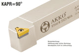 STGCR 1010 E09 AKKO Außen-Drehhalter 90° für TC.T 0902..
<br/>rechts Schaft 10 x 10 mm