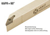 SVACL 1616 K11-S AKKO 90°-Drehhalter für Langdrehautomaten für VC.T 1103..
<br/>links Schaft 16 x 16 mm