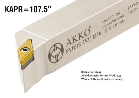 SVHBR 1212 F11 AKKO Außen-Drehhalter 107.5° für VB.T 1103..
<br/>rechts Schaft 12 x 12 mm