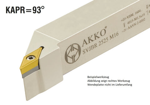 SVJBL 1616 H16 AKKO Außen-Drehhalter 93° für VB.T 1604..
<br/>links Schaft 16 x 16 mm