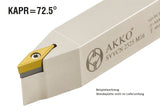 SVVCN 3232 P16 AKKO Außen-Drehhalter 72.5° für VC.T 1604..
<br/>neutral Schaft 32 x 32 mm