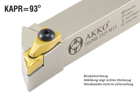 Akko-Außen-Drehhalter 93° für DNM. 1506.. links Schaft 40 x mm - 8699459000178 - Drehhalter