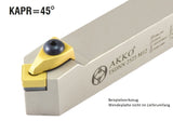 Akko-Außen-Drehhalter 45° für SNM. 1204.. neutral Schaft 20 x mm - 8699459000895 - Drehhalter
