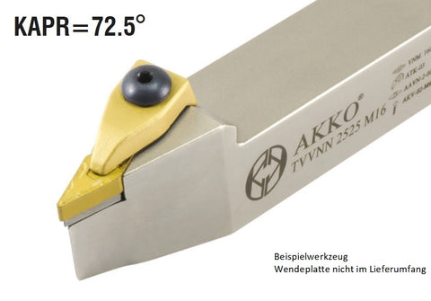Akko-Außen-Drehhalter 72.5° für VNM. 1604.. neutral Schaft 25 x mm - 8699459000864 - Drehhalter