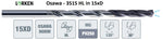 15xD-VHM-Tieflochbohrer, ø 10.0 mm, Osawa Typhoon
<br/>mit Innenkühlung, beschichtet, Hauptanwendung: Stahl, VA, Guss