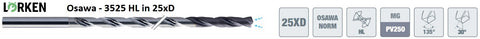25xD-VHM-Tieflochbohrer, ø 4.0 mm, Osawa Typhoon
<br/>mit Innenkühlung, beschichtet, Hauptanwendung: Stahl, VA, Guss