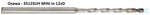 12xD-VHM-Tieflochbohrer, ø 2.7 mm, Osawa Typhoon Mini
<br/>mit Innenkühlung, beschichtet, Hauptanwendung: Stahl, VA, Guss