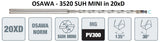 20xD-VHM-Tieflochbohrer, ø 1.5 mm, Osawa Typhoon Mini
<br/>mit Innenkühlung, beschichtet, Hauptanwendung: Stahl, VA, Guss